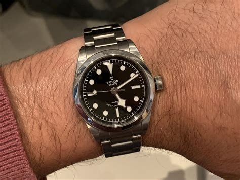 tudor black bay 36 on 7 inch wrist|tudor black bay 36 watchbox.